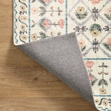 Rifle Paper Co. X Loloi Eden Lattice Ivory Rug 0-RUGS-patterned Loloi