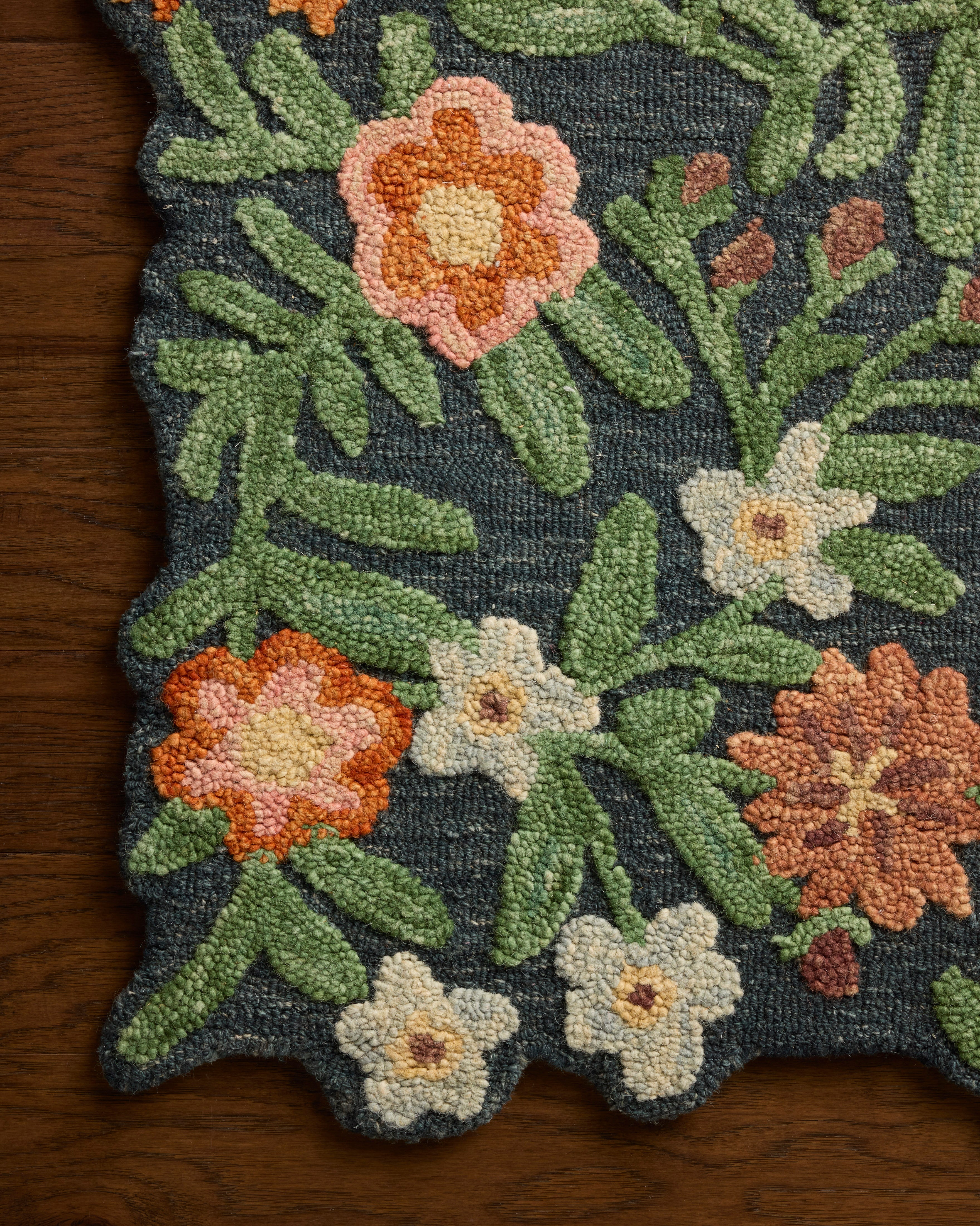 Rifle Paper Co. x Loloi Edith Navy / Multi Rug RUGS - wool Loloi