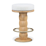 Nio Swivel Counter Stool FURNITURE - counter stool Moe's Furniture White