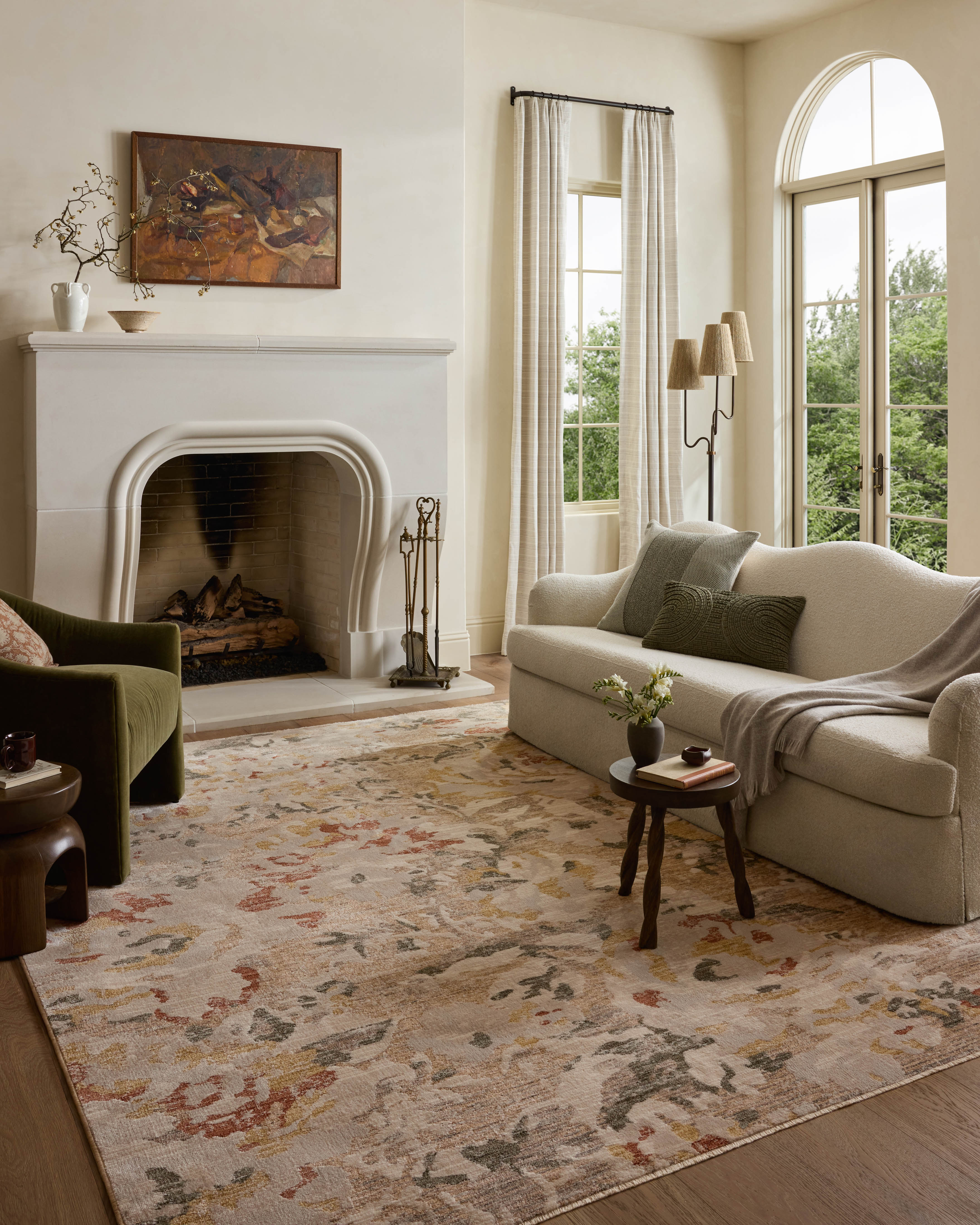 Loloi Eileen Mist / Sunset Rug RUGS - synthetic Loloi 18" x 18" sample