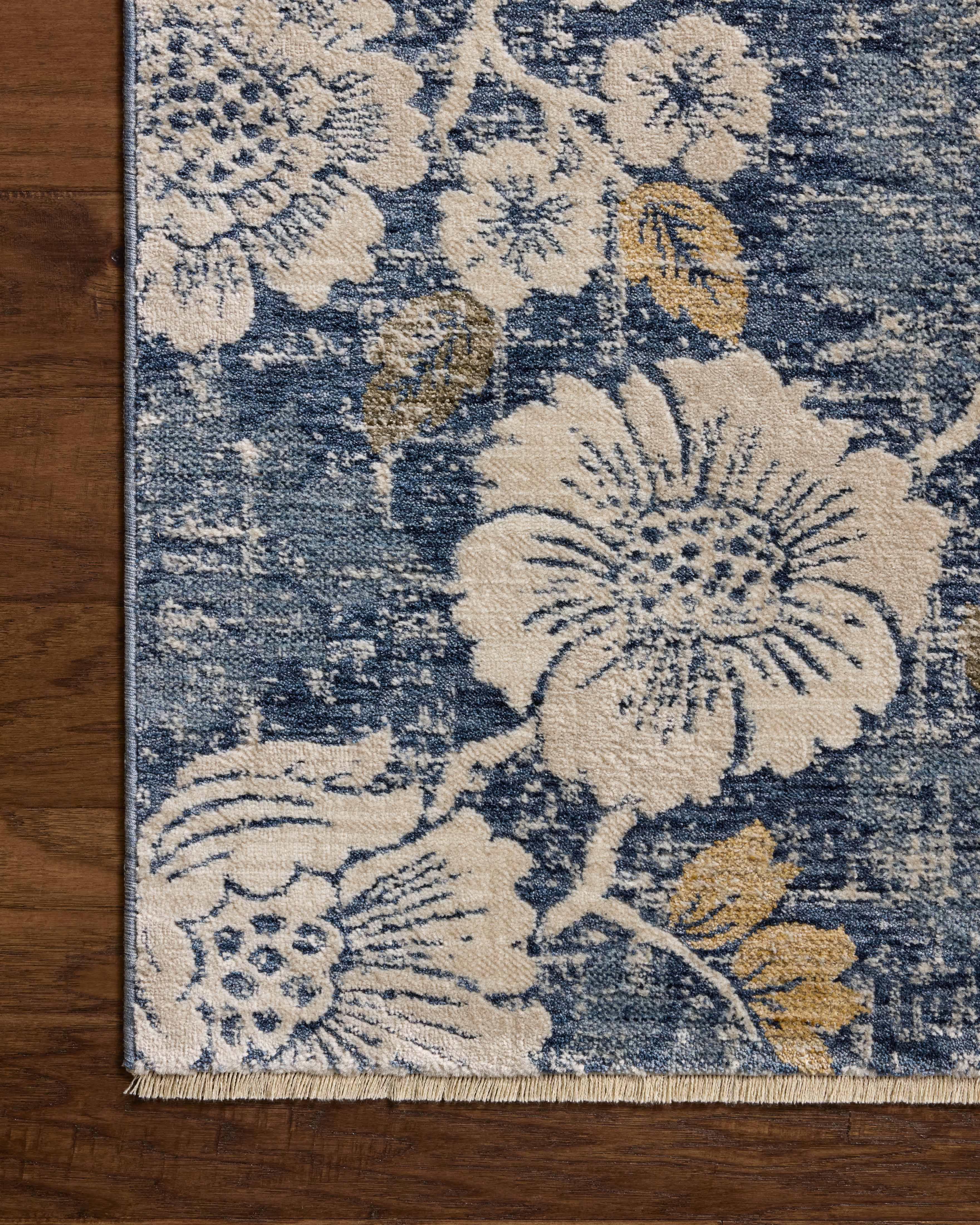 Loloi Eileen Denim / Natural Rug RUGS - synthetic Loloi 18" x 18" sample