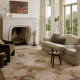 Loloi Eileen Natural / Multi Rug RUGS - synthetic Loloi 18" x 18" sample