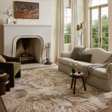 Loloi Eileen Natural / Spice Rug RUGS - synthetic Loloi 18" x 18" sample