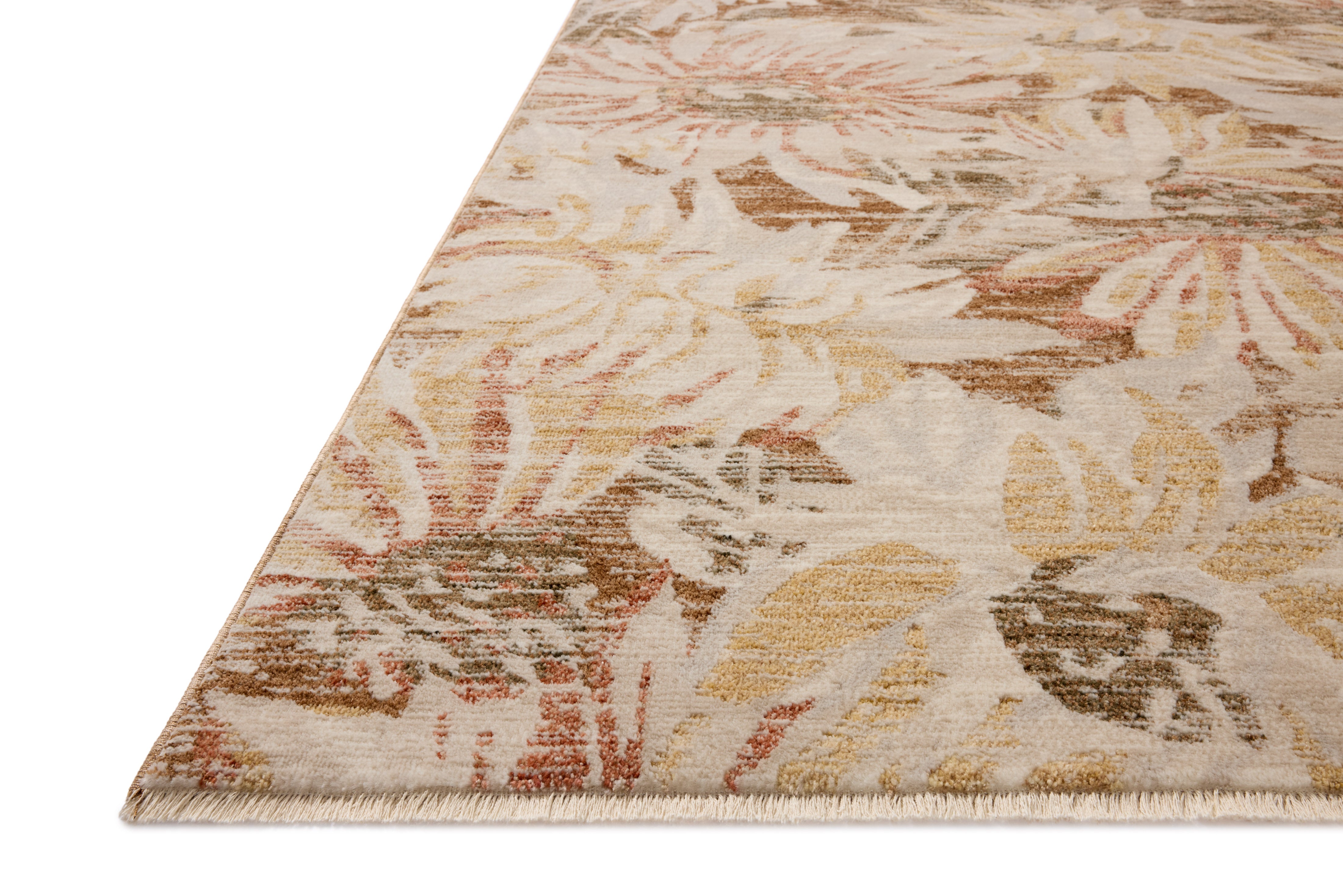 Loloi Eileen Natural / Spice Rug RUGS - synthetic Loloi 18" x 18" sample