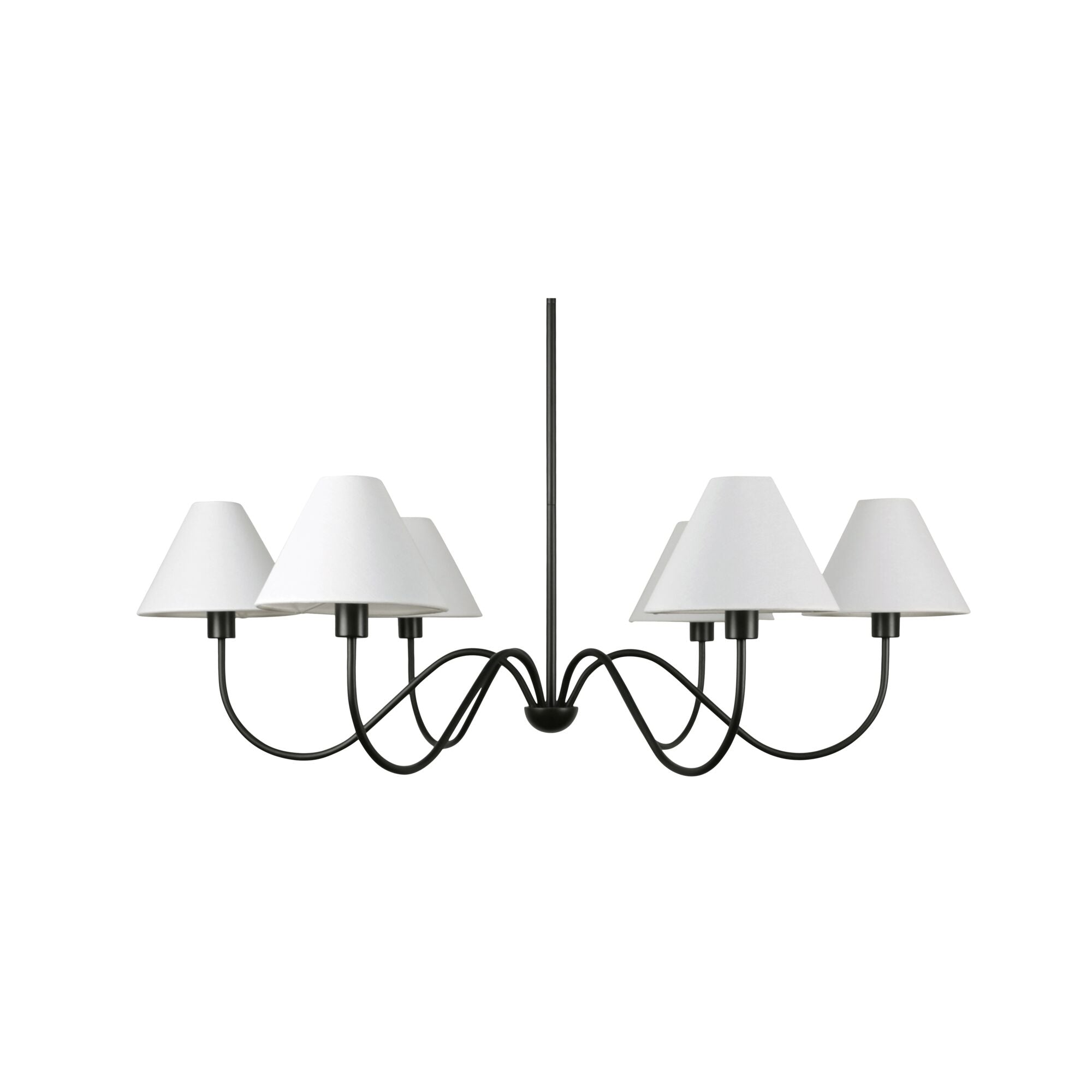 Williams Chandelier Blackened Bronze LIGHTING - chandelier Moe's Furniture Black