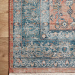 Magnolia Home By Joanna Gaines x Loloi Elise Coral / Blue Rug RUGS - synthetic Loloi