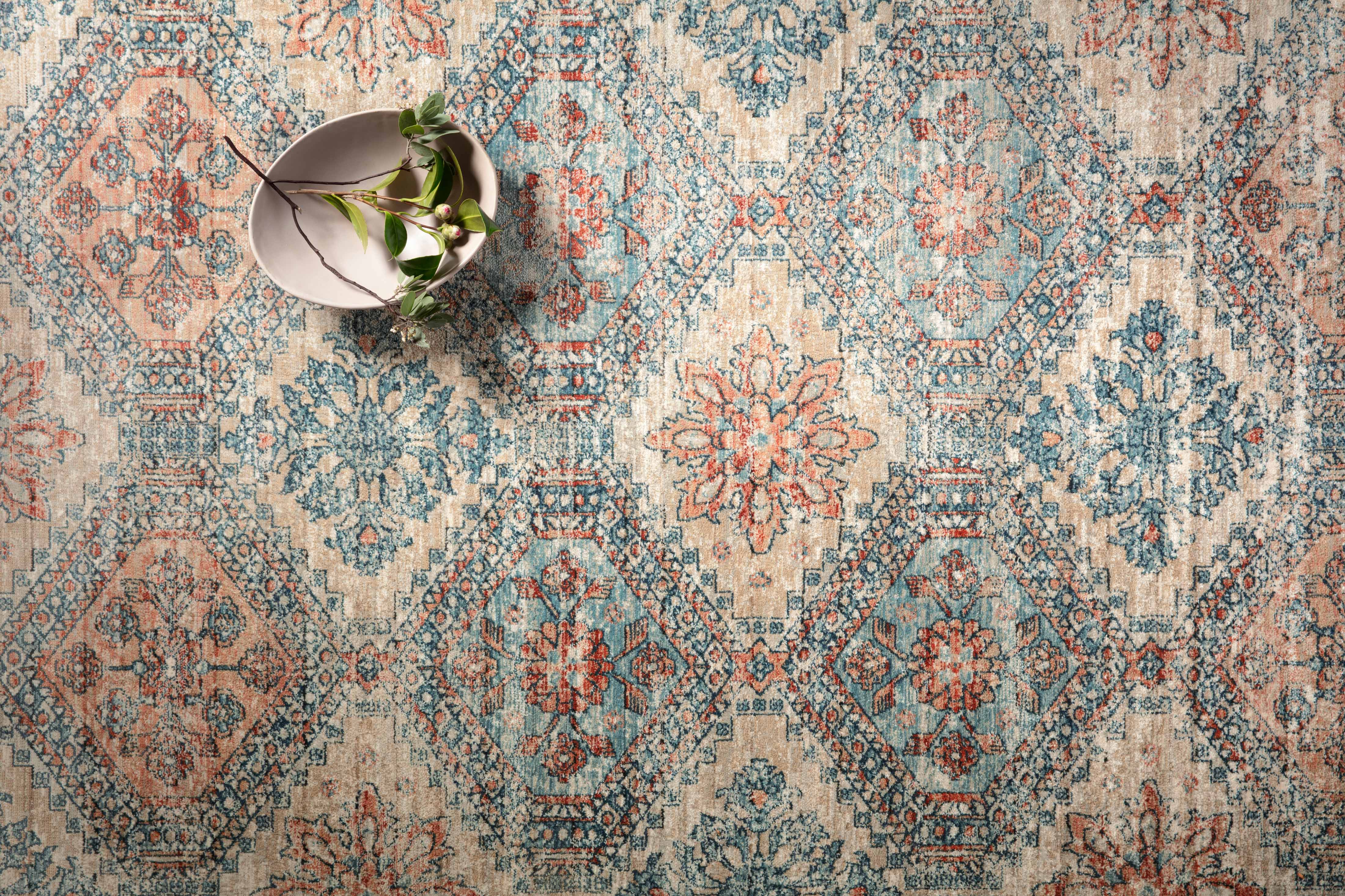 Magnolia Home By Joanna Gaines x Loloi Elise Multi / Blue Rug RUGS - synthetic Loloi