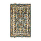 Loloi Elka Denim / Multi Rug RUGS - wool Loloi 18" x 18"