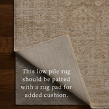 Loloi Elora Natural / Terracotta Rug RUGS - synthetic Loloi 18" x 18"
