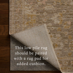 Loloi Elora Bark / Spice Rug RUGS - synthetic Loloi 18" x 18"