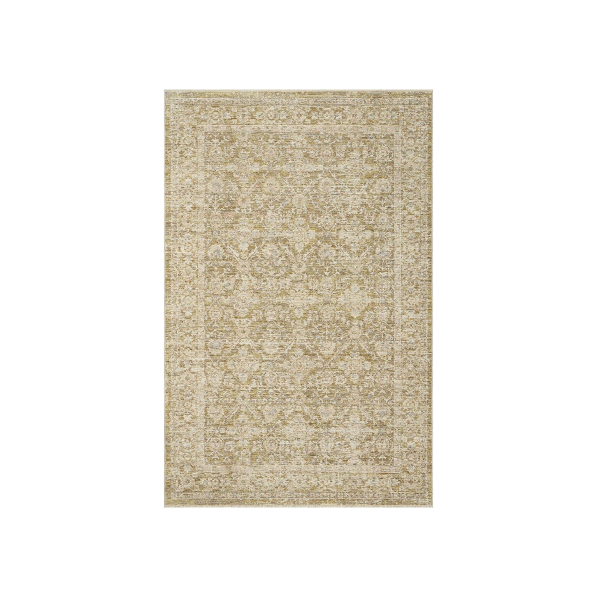 Loloi Elora Moss / Clay Rug, 18" x 18"