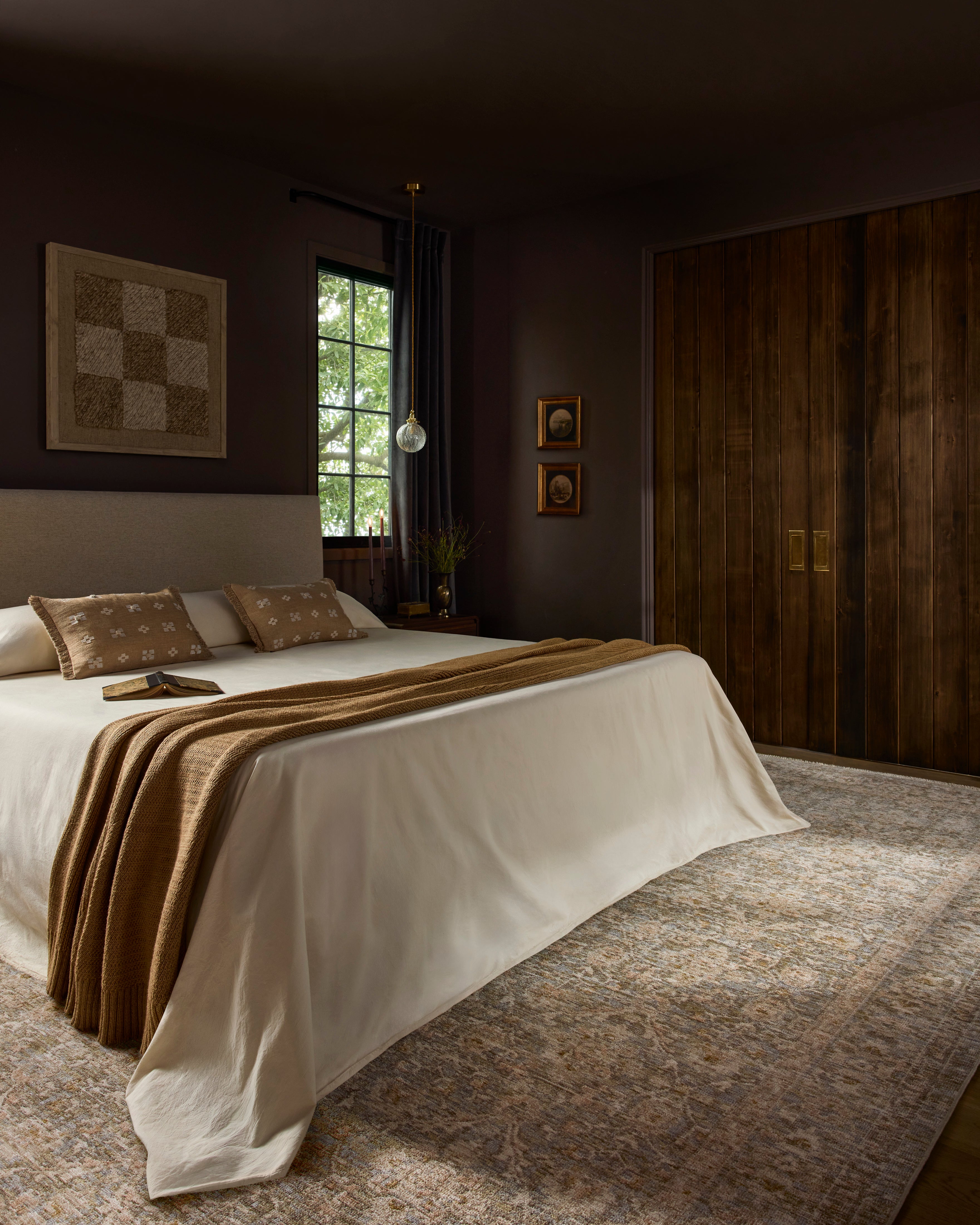 Loloi Elora Sky / Terracotta Rug RUGS - synthetic Loloi