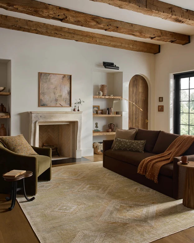 Loloi Elora Pistachio / Clay Rug RUGS - synthetic Loloi