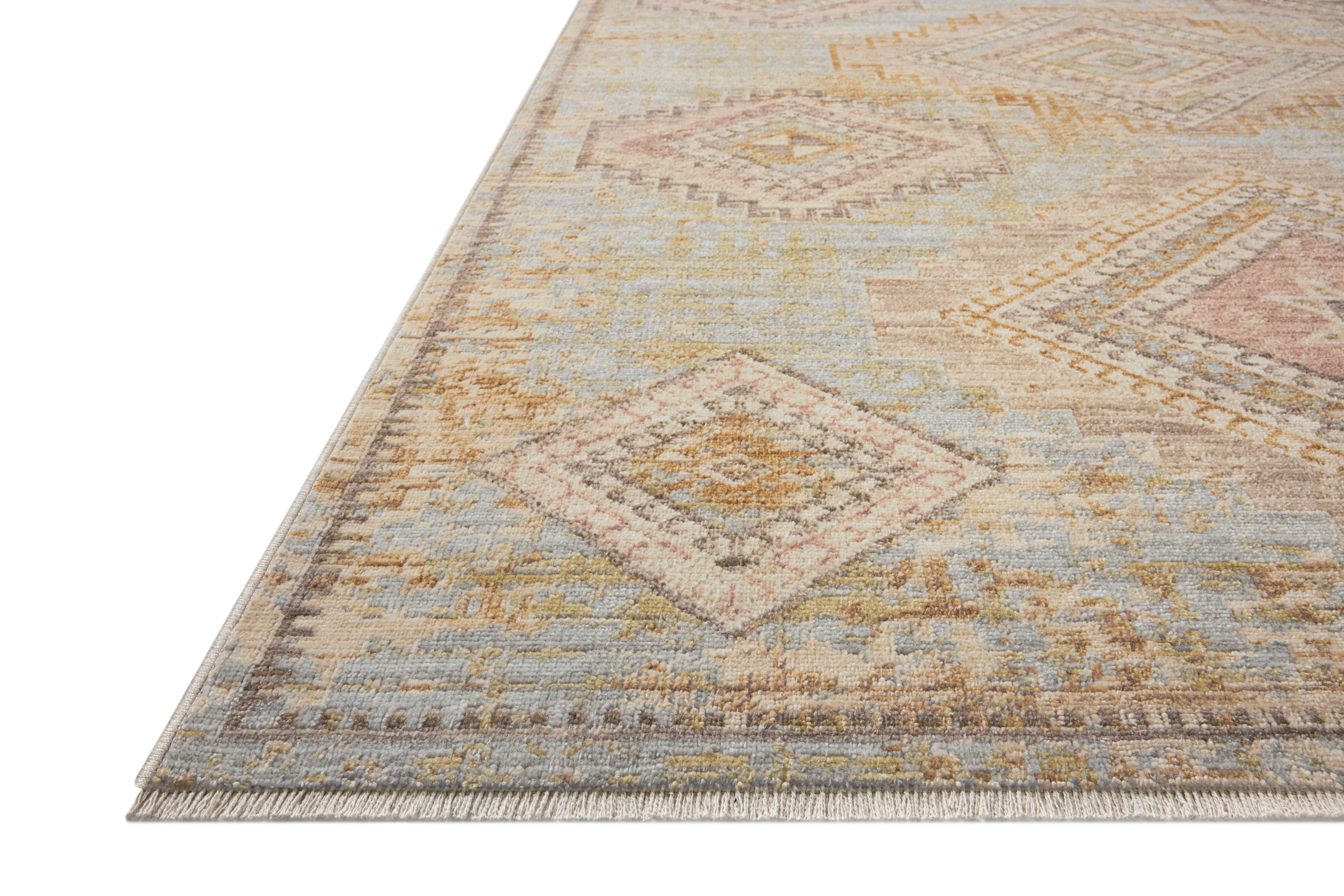 Loloi Elora Sky / Multi Rug RUGS - synthetic Loloi 18" x 18"