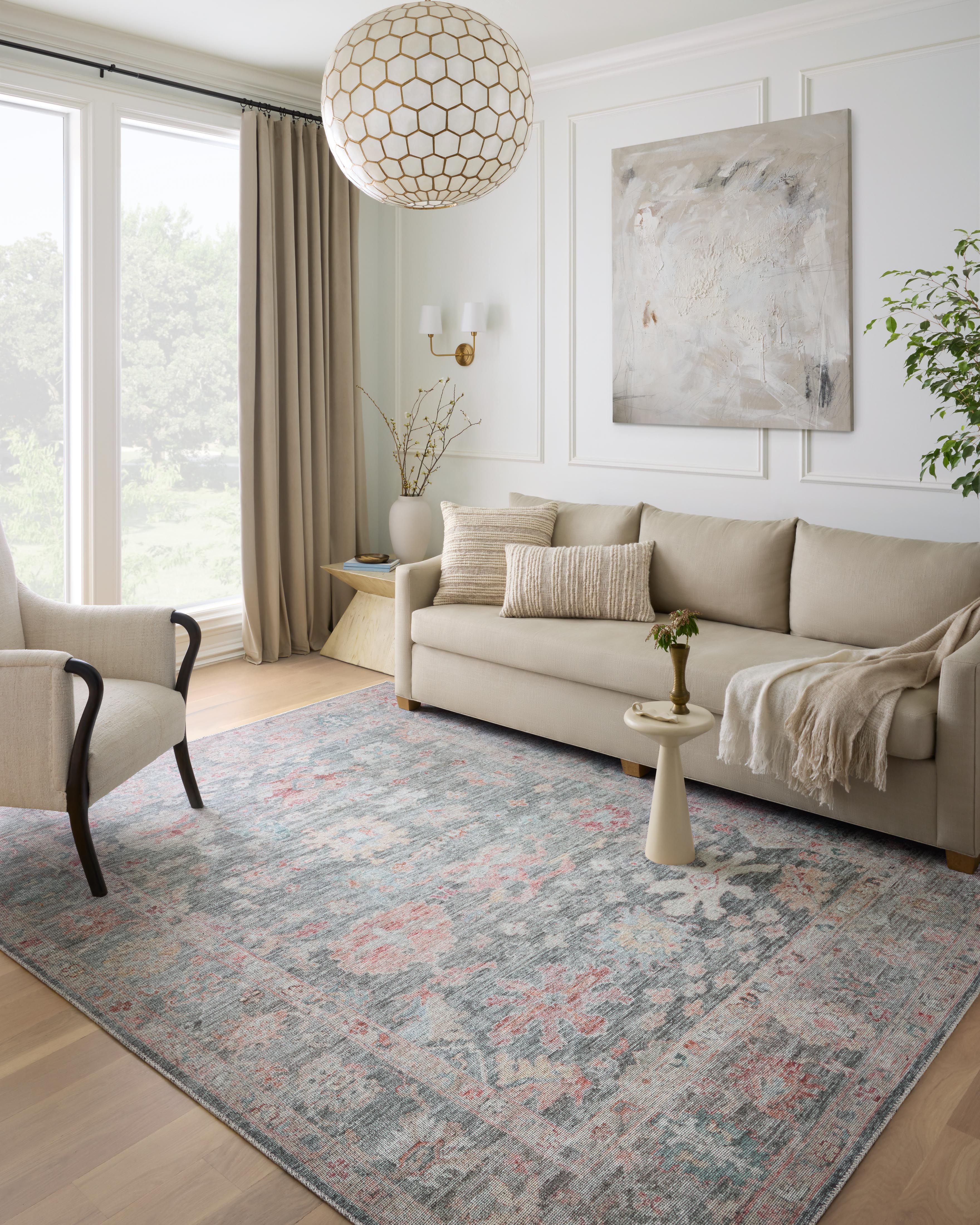 Loloi Elysium Graphite / Multi Rug RUGS - synthetic Loloi