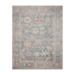 Loloi Elysium Graphite / Multi Rug RUGS - synthetic Loloi 18" x 18"