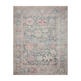 Loloi Elysium Graphite / Multi Rug RUGS - synthetic Loloi 18" x 18"