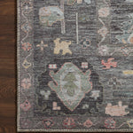 Loloi Elysium Charcoal / Multi Rug RUGS - synthetic Loloi