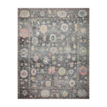 Loloi Elysium Charcoal / Multi Rug RUGS - synthetic Loloi 18" x 18"