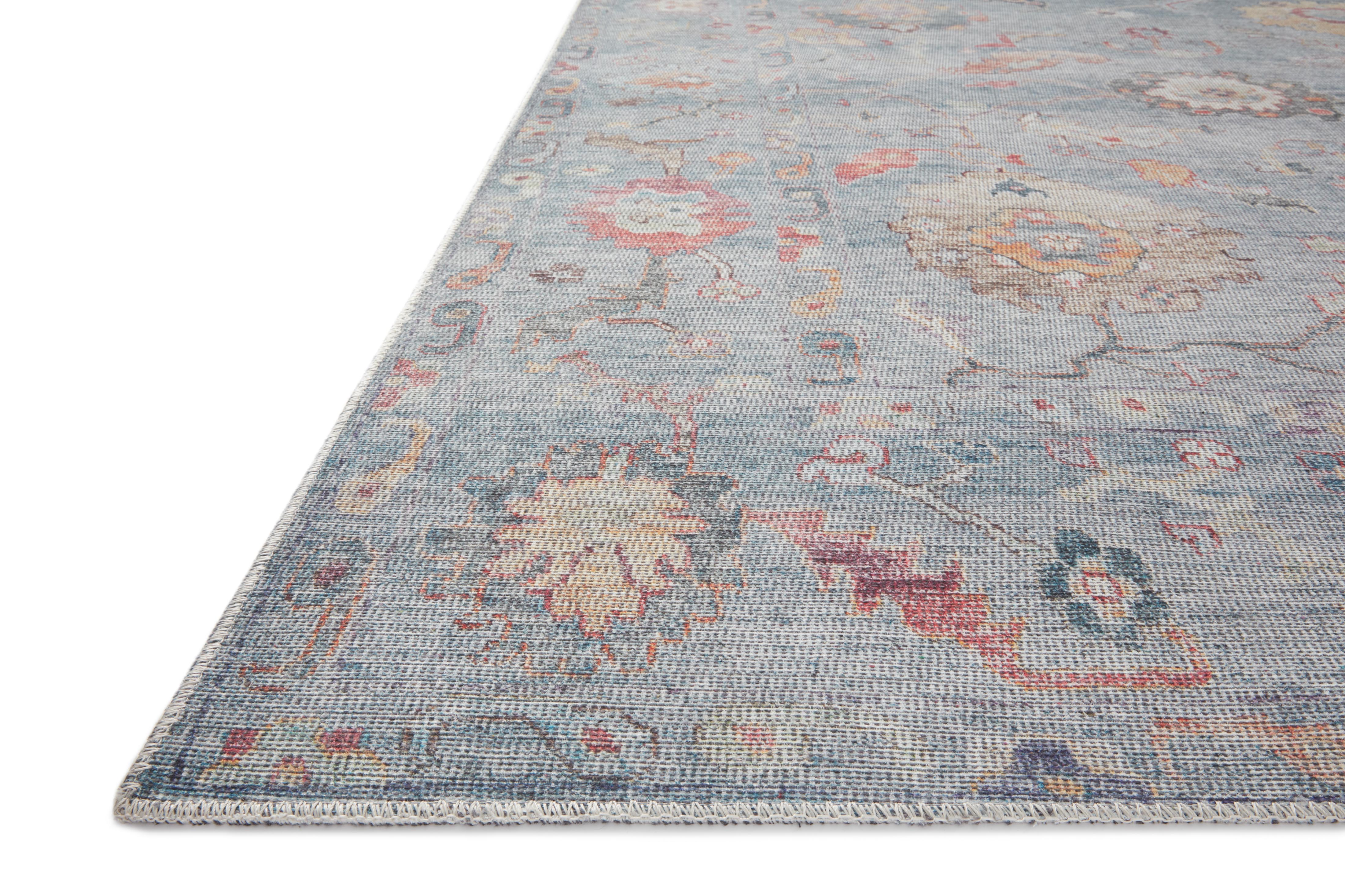 Loloi Elysium Denim / Multi Rug RUGS - synthetic Loloi