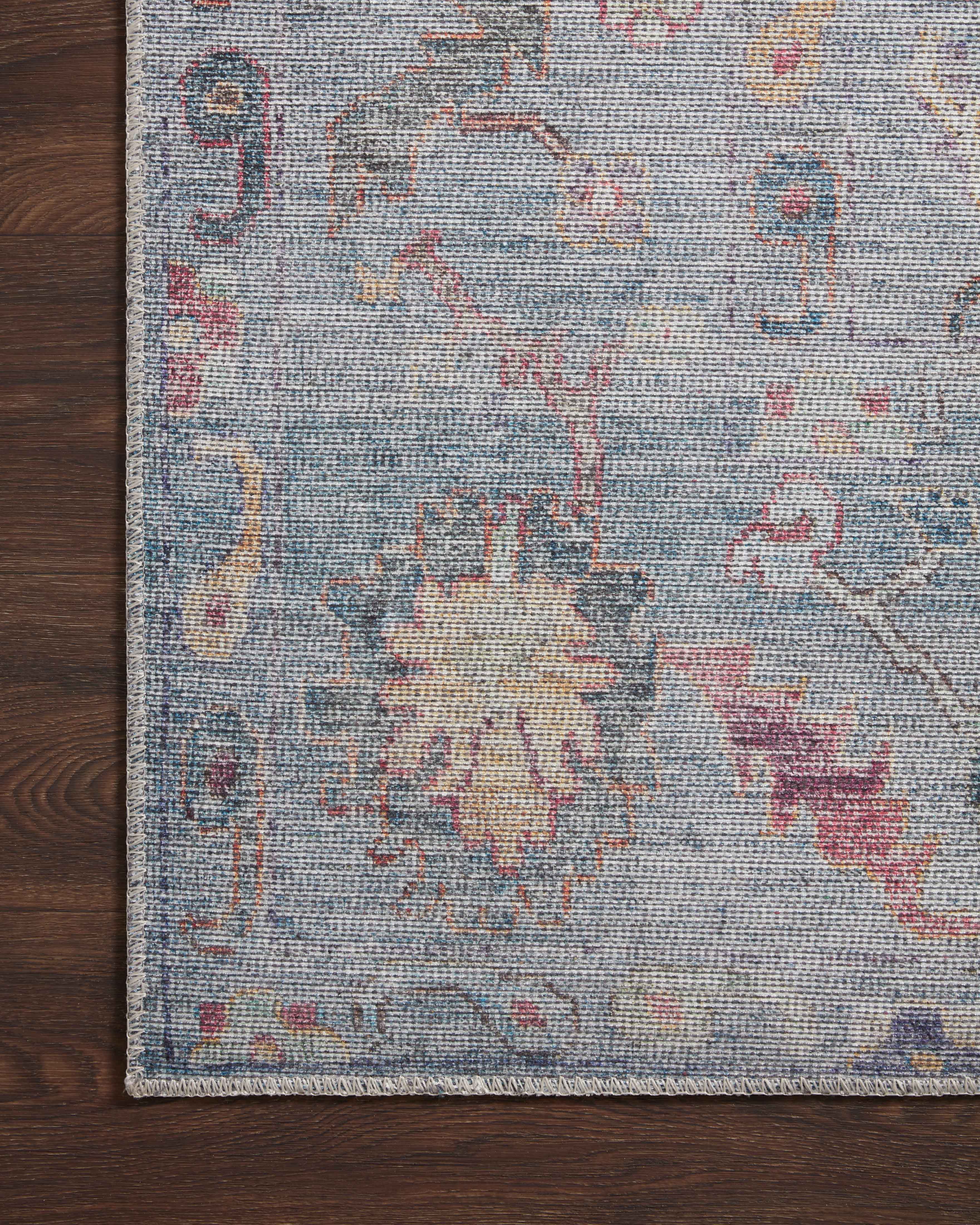 Loloi Elysium Denim / Multi Rug RUGS - synthetic Loloi