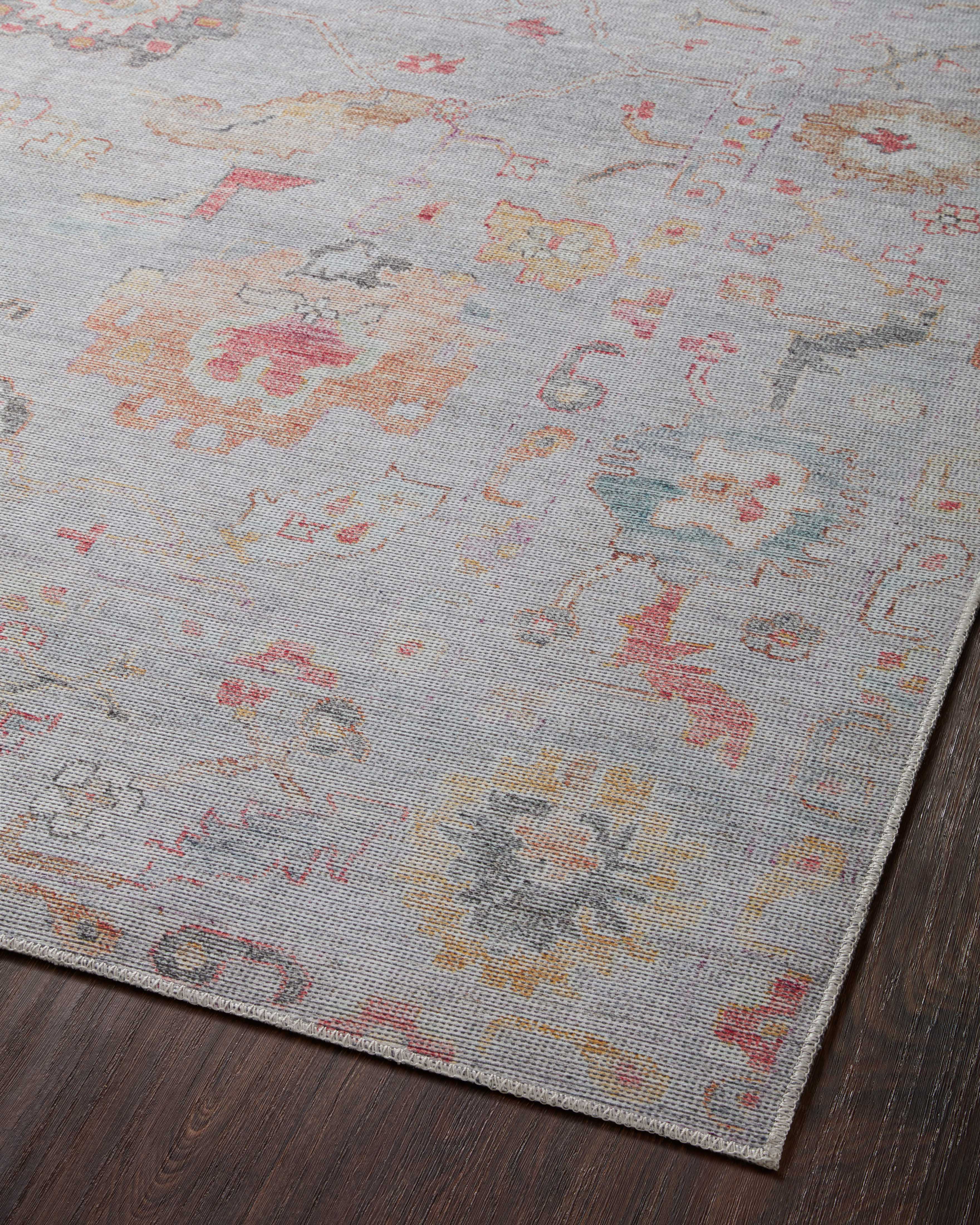 Loloi Elysium Silver / Multi Rug RUGS - synthetic Loloi