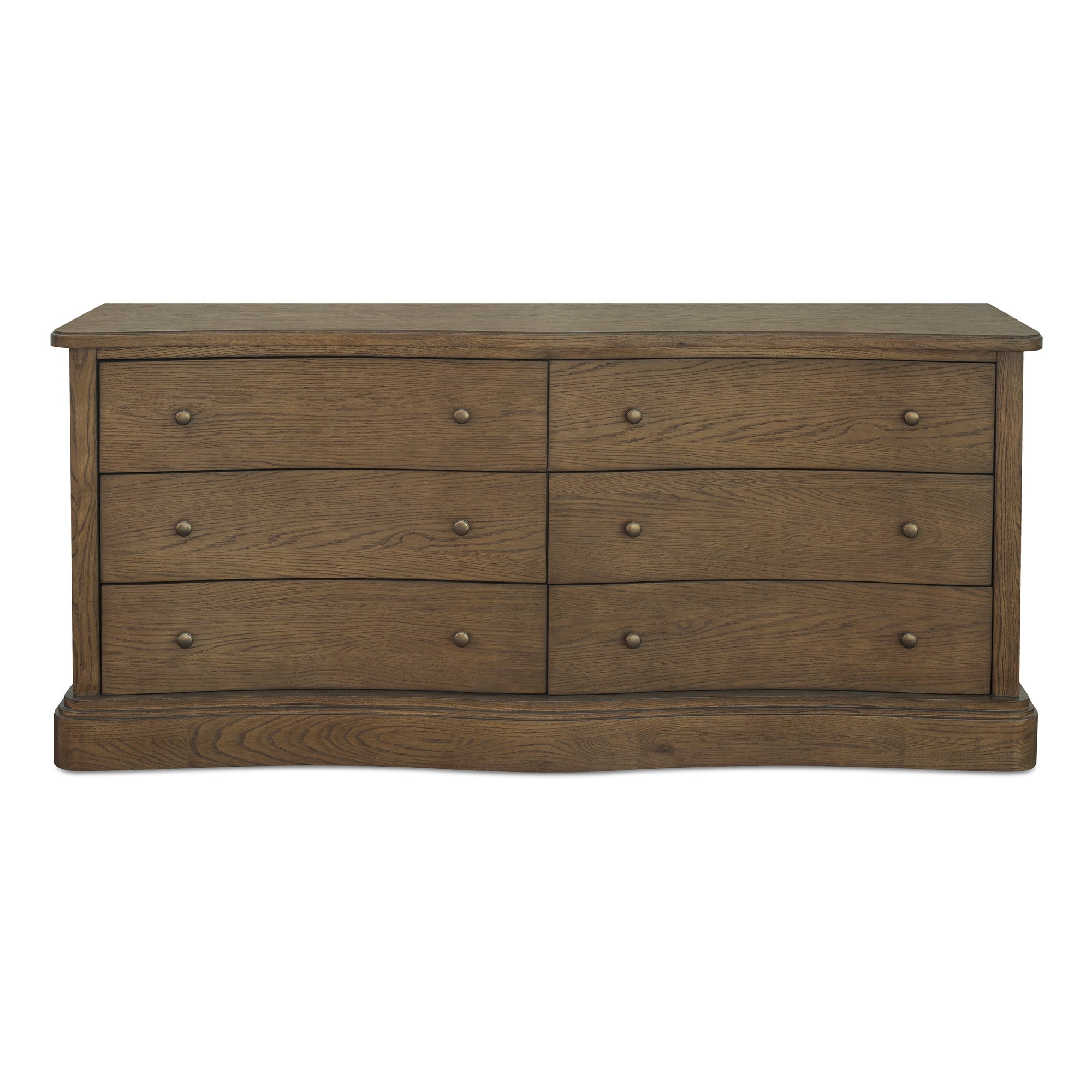 Clarence 6 Drawer Dresser, Brown