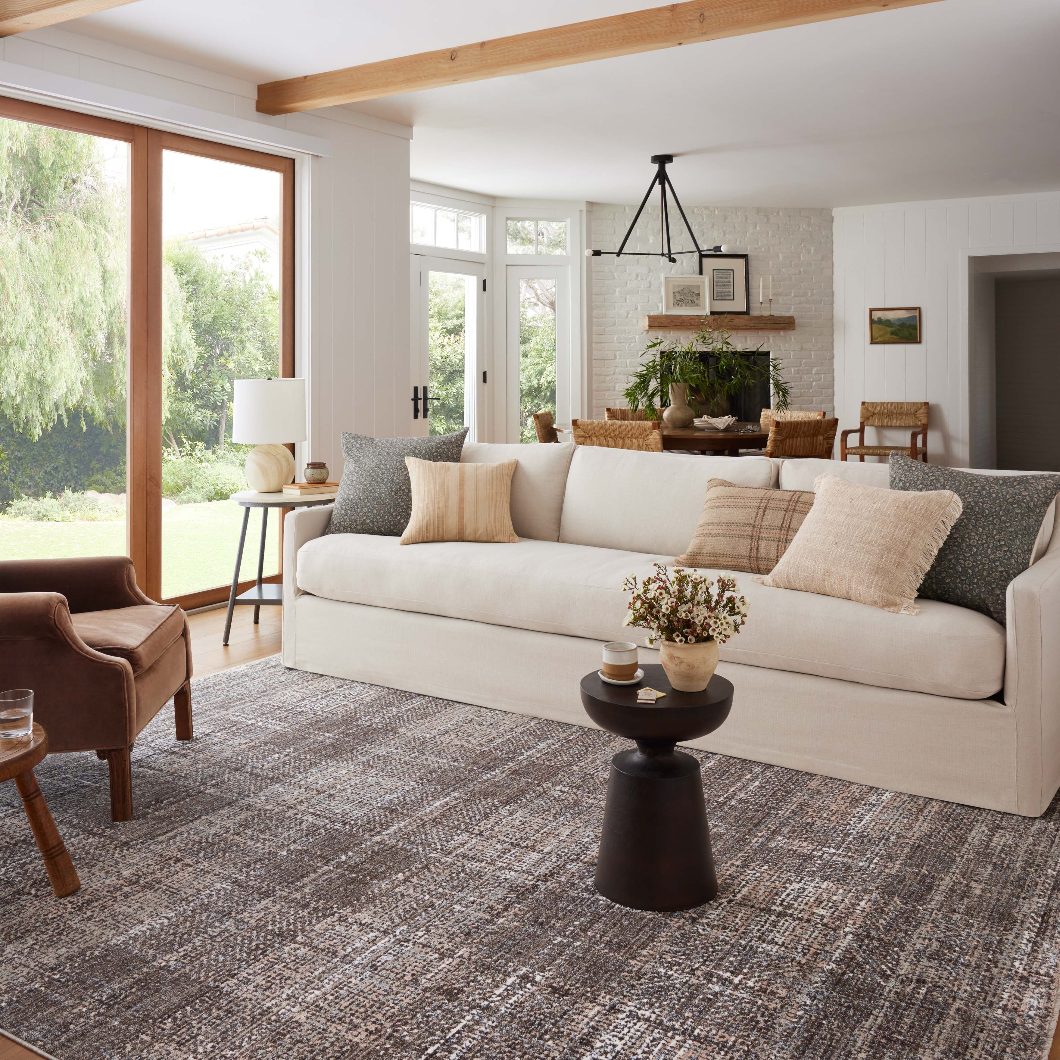 Angela Rose x Loloi Ember Graphite / Multi Rug 0-RUGS-patterned Loloi