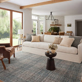 OVERSTOCK RUG - Loloi Ember Denim / Charcoal Rug - 3'6" x 5'6"