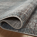 OVERSTOCK RUG - Loloi Ember Denim / Charcoal Rug - 3'6" x 5'6"