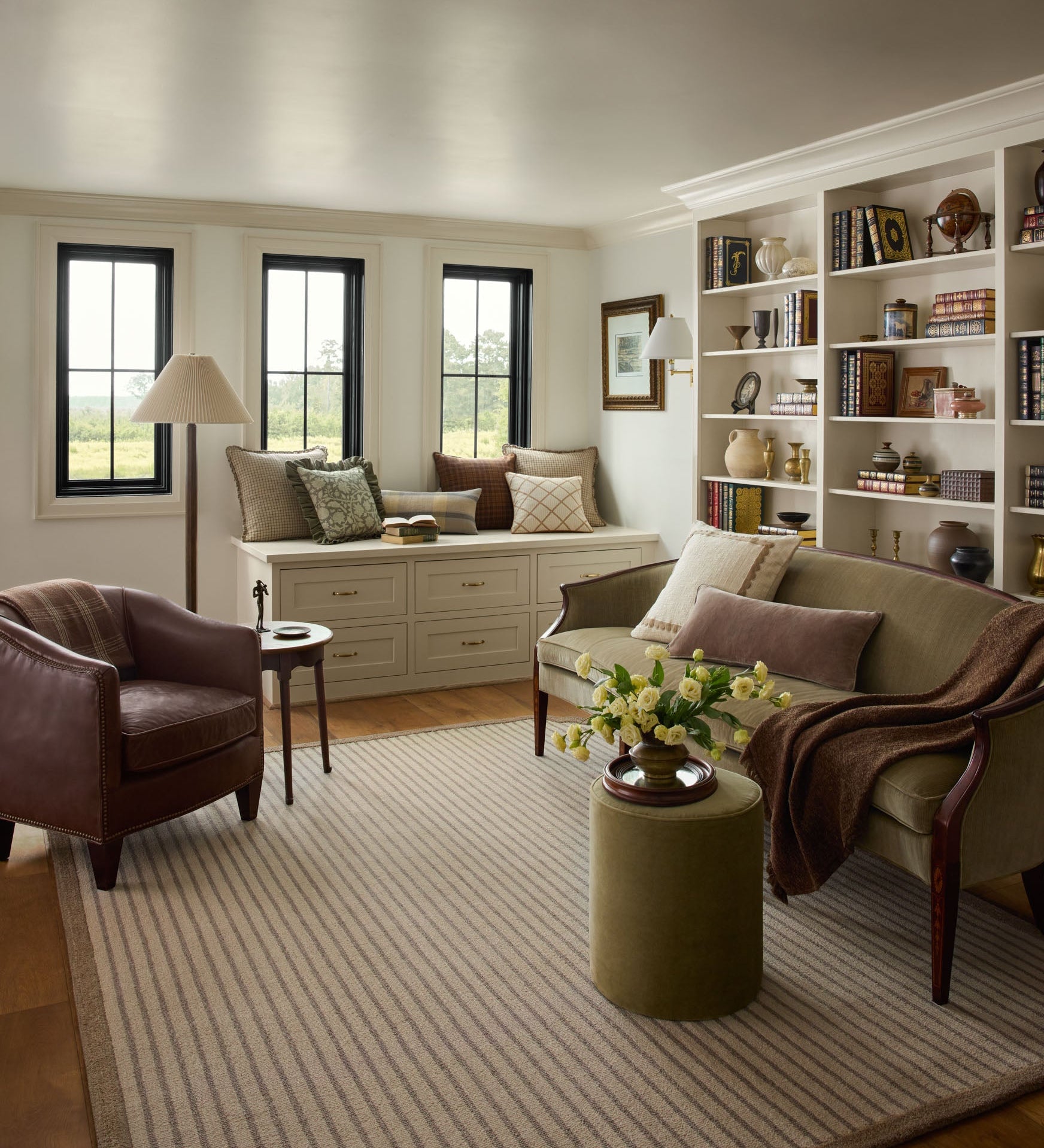 Chris Loves Julia x Loloi Emmeline Bone / Ash Rug - Rug & Weave