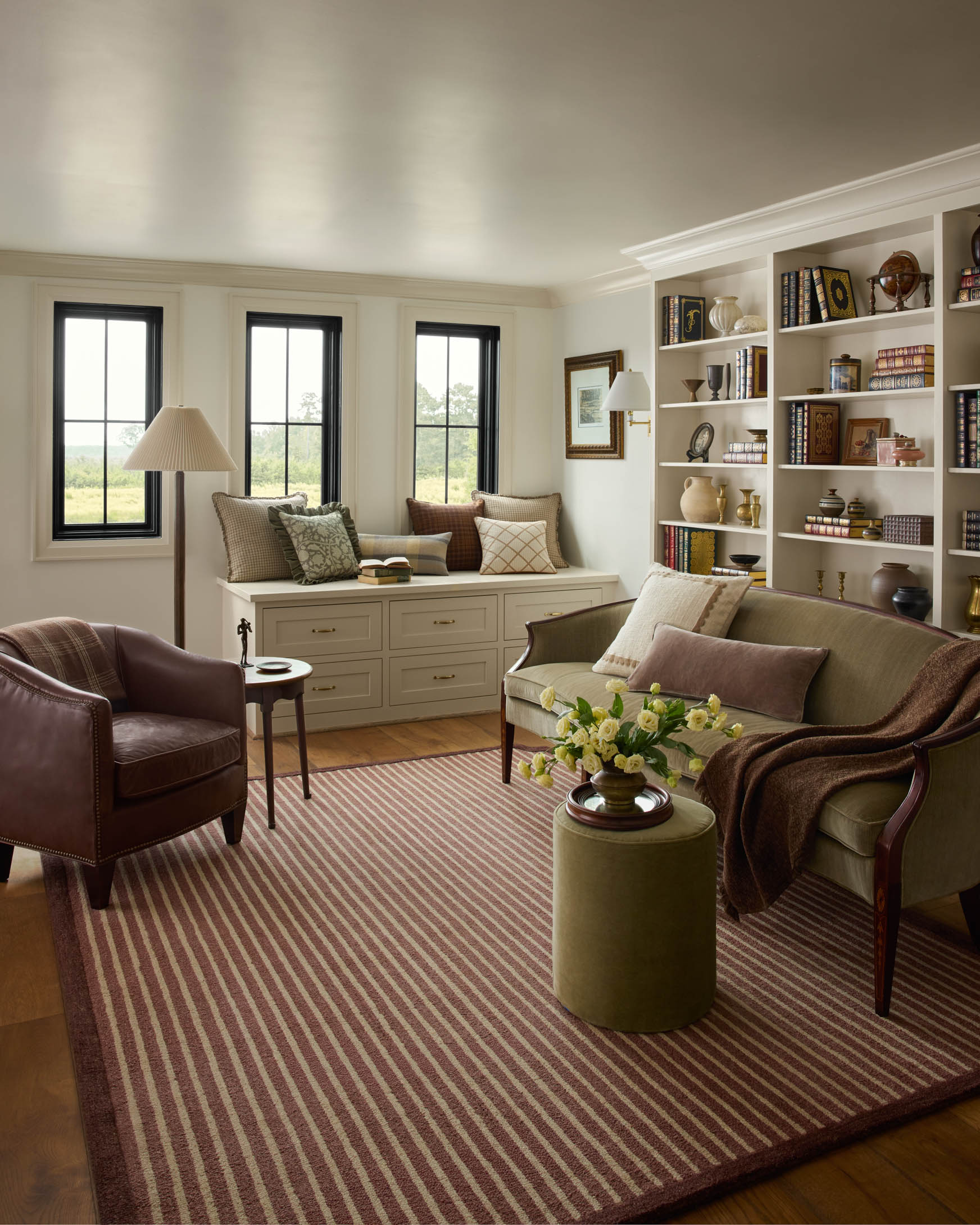 Chris Loves Julia x Loloi Emmeline Berry / Linen Rug - Rug & Weave