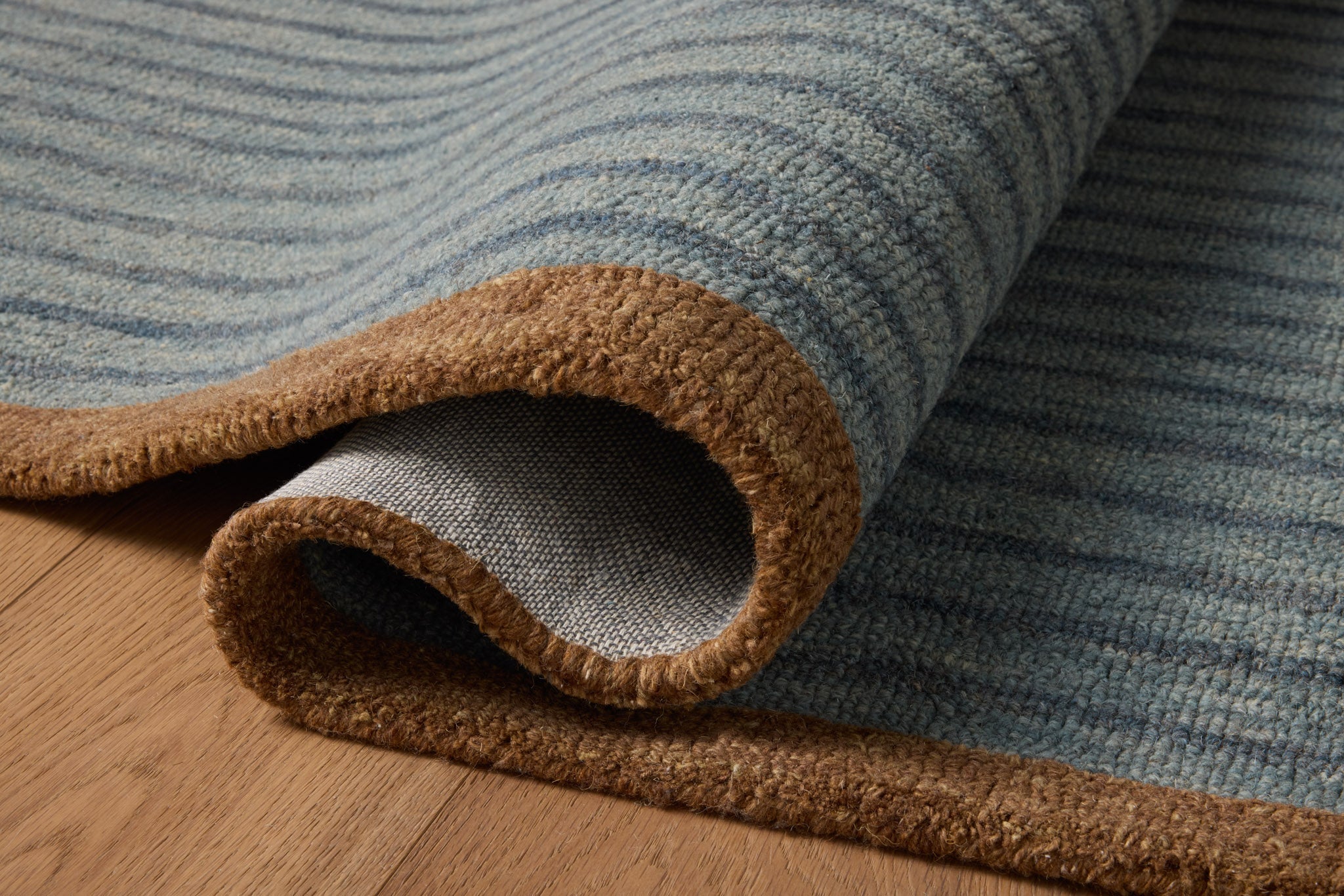 Chris Loves Julia x Loloi Emmeline Denim / Bronze Rug - Rug & Weave