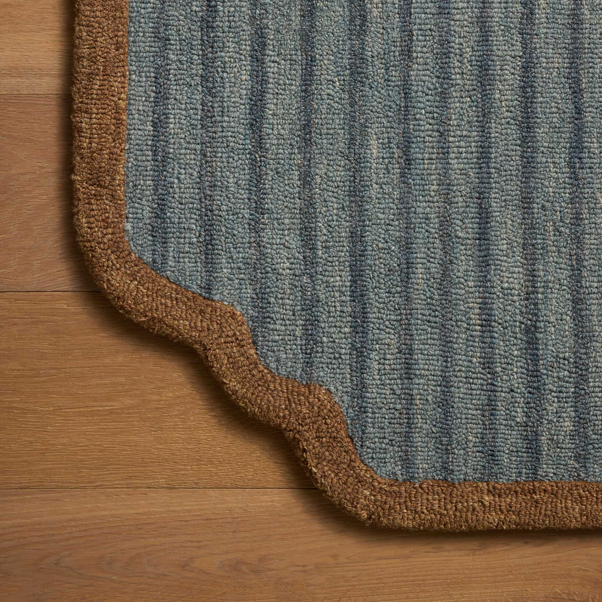 Chris Loves Julia x Loloi Emmeline Denim / Bronze Rug - Rug & Weave