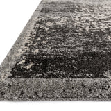 Loloi Emory Black / Ivory Rug No.1 RUGS - synthetic Loloi