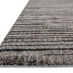 Loloi Emory Grey / Black Rug RUGS - synthetic Loloi