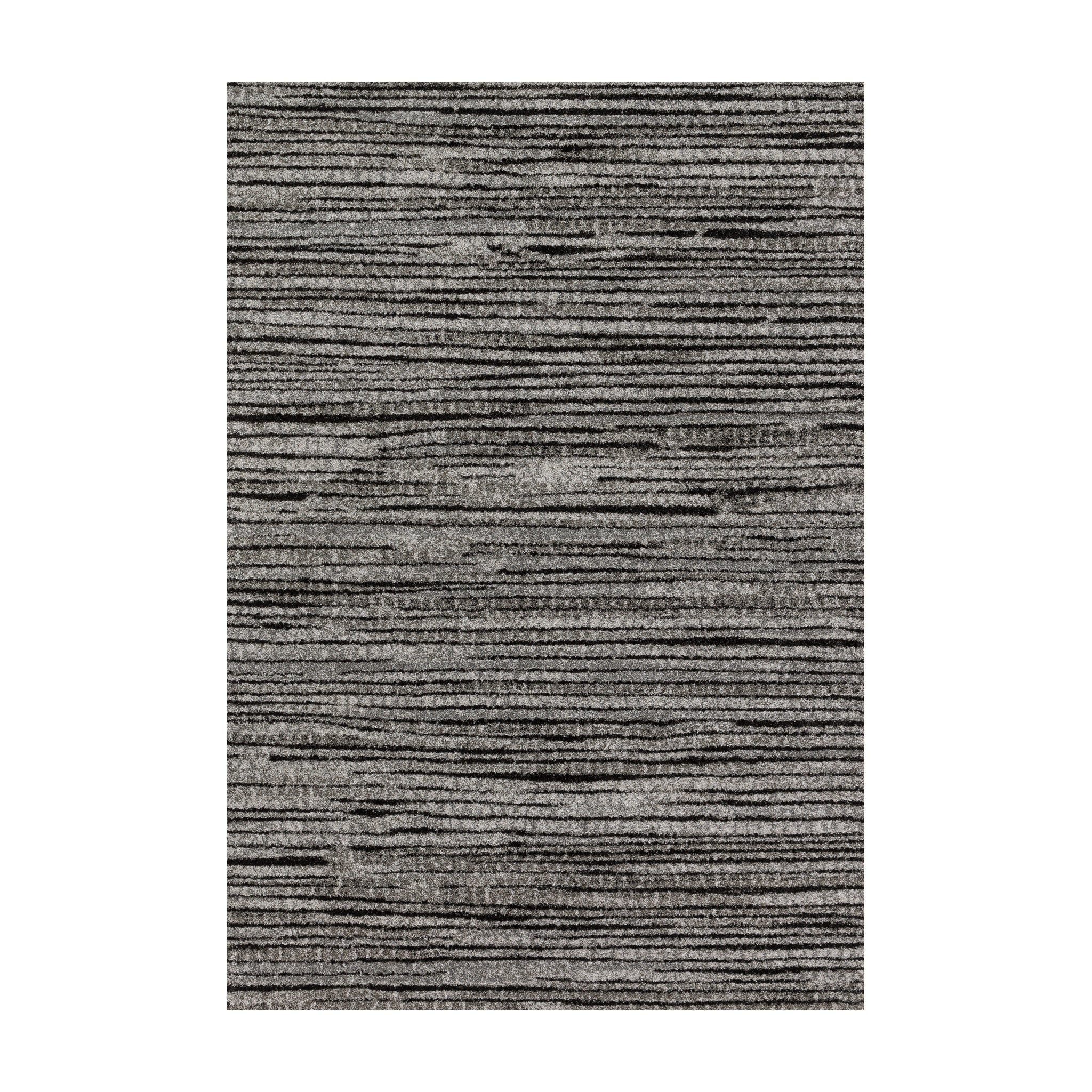 Loloi Emory Grey / Black Rug RUGS - synthetic Loloi 3'10" x 5'7"