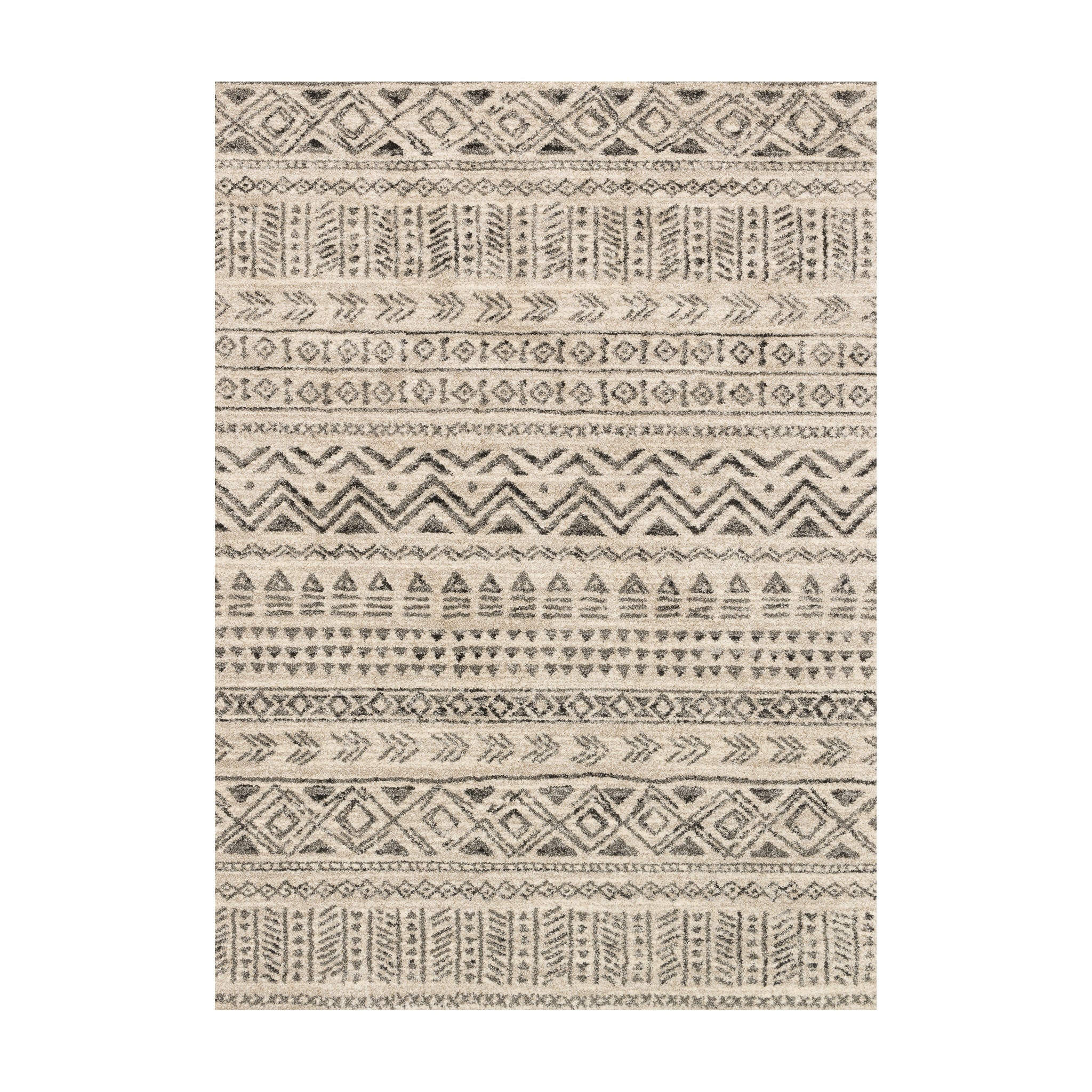 Loloi Emory Stone / Graphite Rug RUGS - synthetic Loloi 3'10" x 5'7"