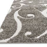 Loloi Enchant Smoke Square Rug RUGS - synthetic Loloi