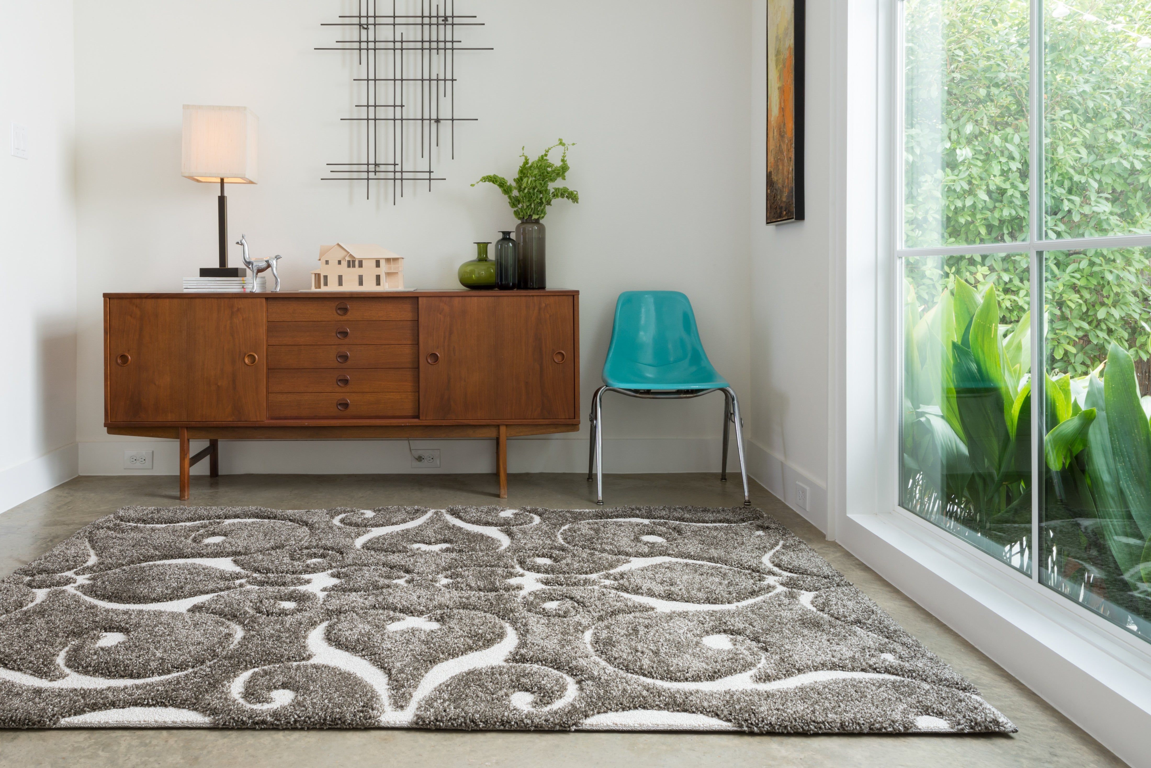 Loloi Enchant Smoke Rug RUGS - synthetic Loloi