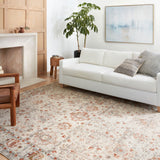 Loloi Estelle Ivory / Rust Rug RUGS - synthetic Loloi