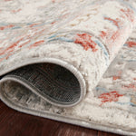 Loloi Estelle Ivory / Rust Rug RUGS - synthetic Loloi