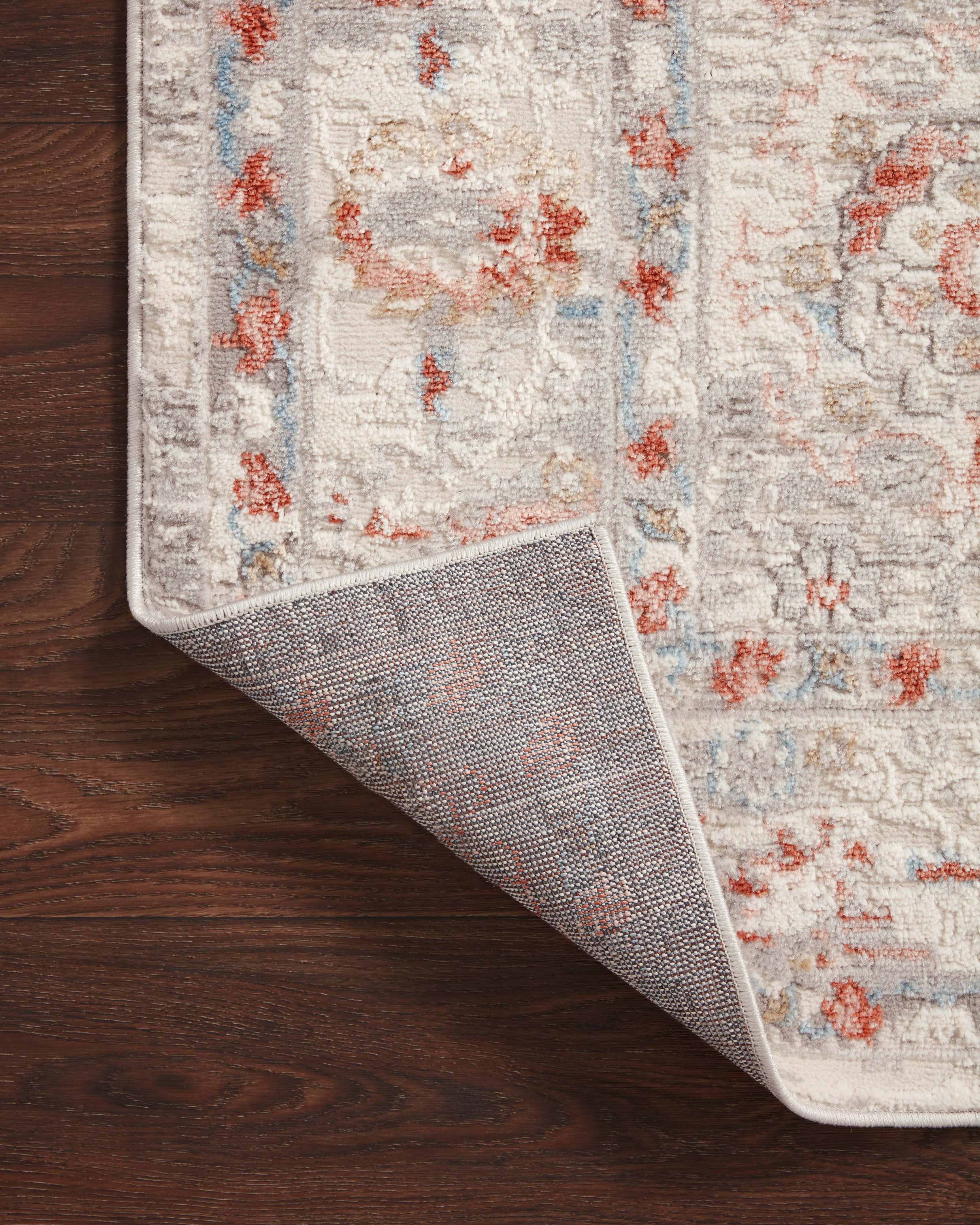 Loloi Estelle Ivory / Rust Rug RUGS - synthetic Loloi