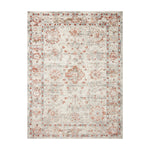 Loloi Estelle Ivory / Rust Rug RUGS - synthetic Loloi 18" x 18"