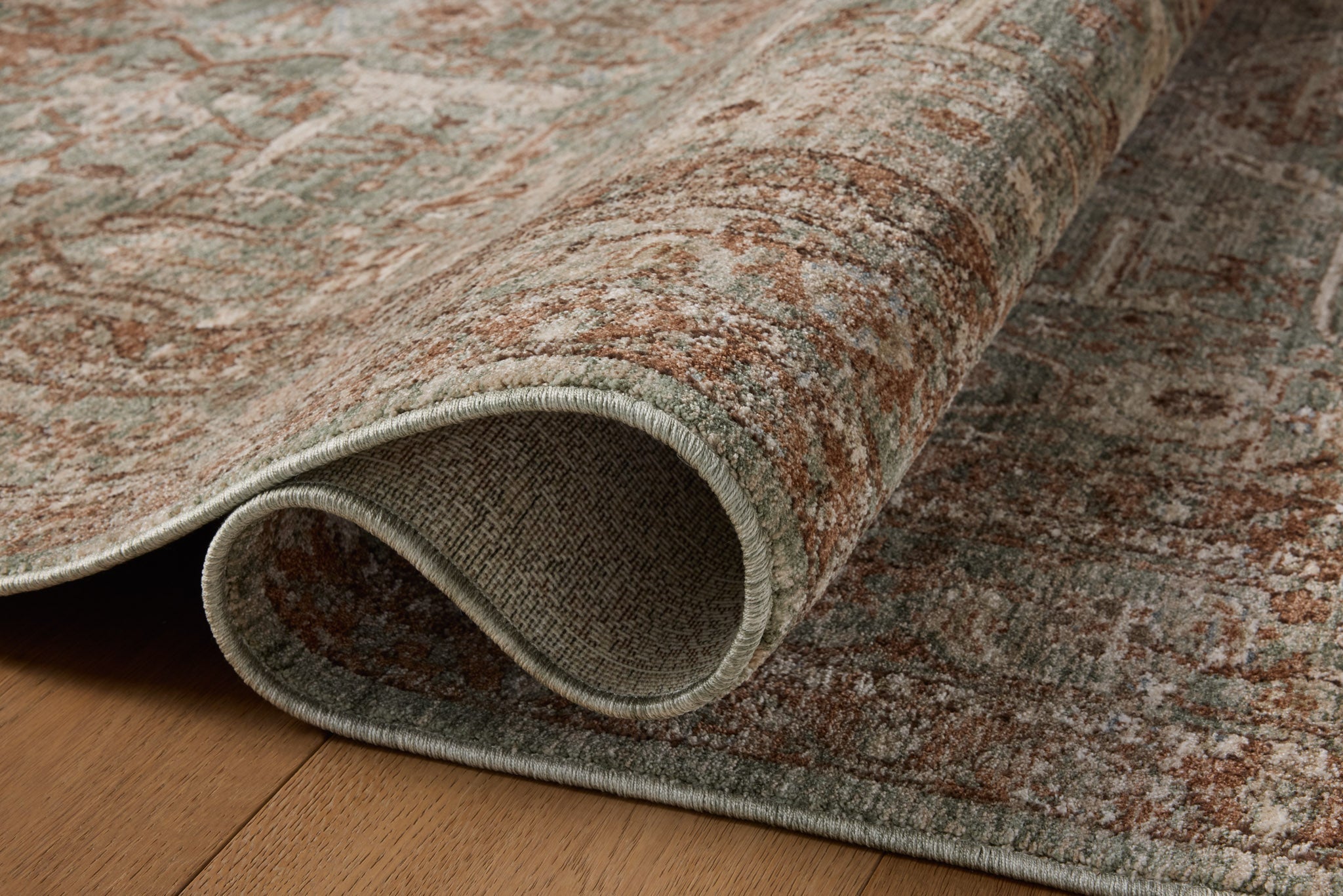 Amber Lewis x Loloi Ethel Lagoon / Brick Rug – 4