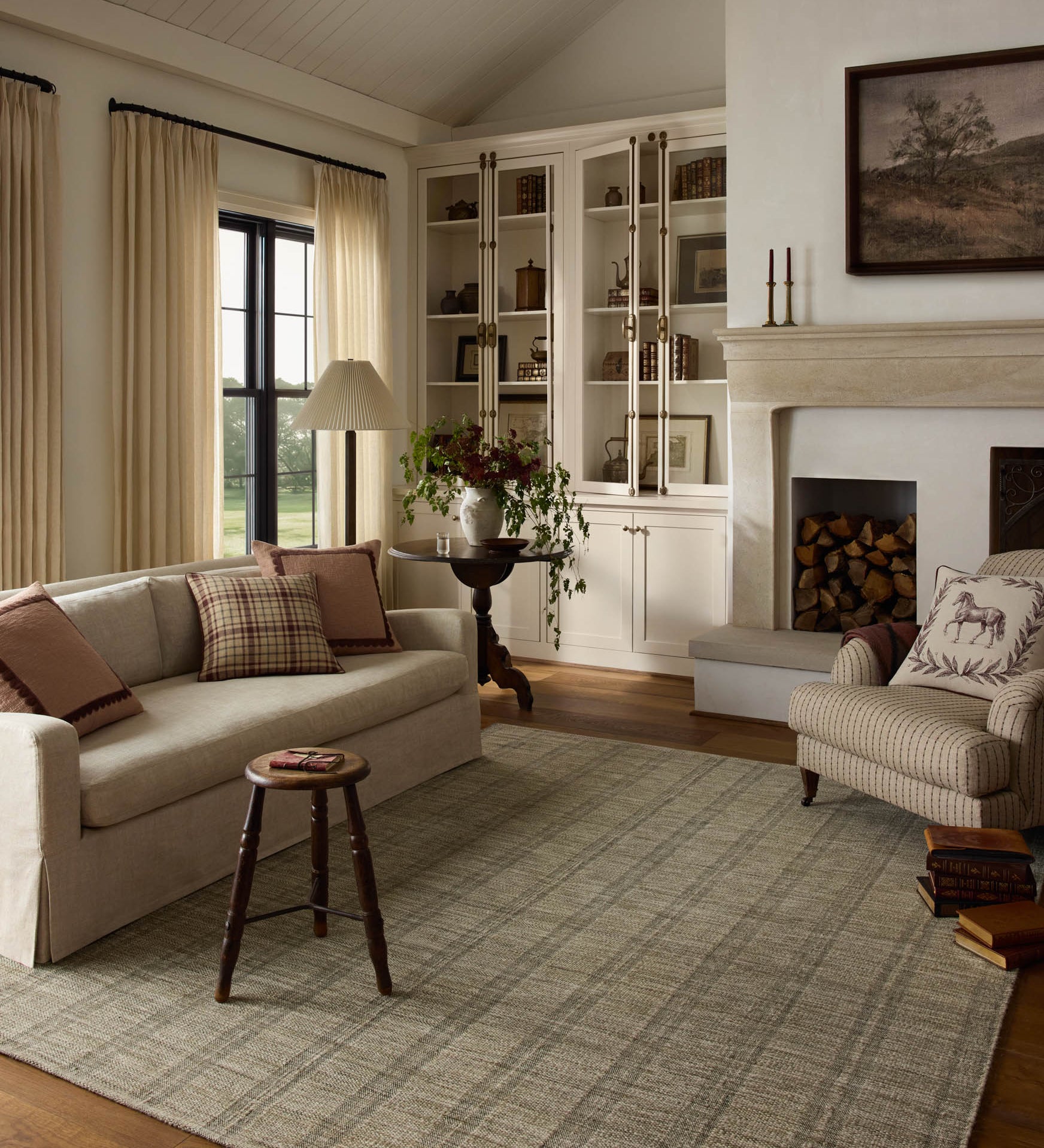 Chris Loves Julia x Loloi Eugene Herb / Ivory Rug - Rug & Weave