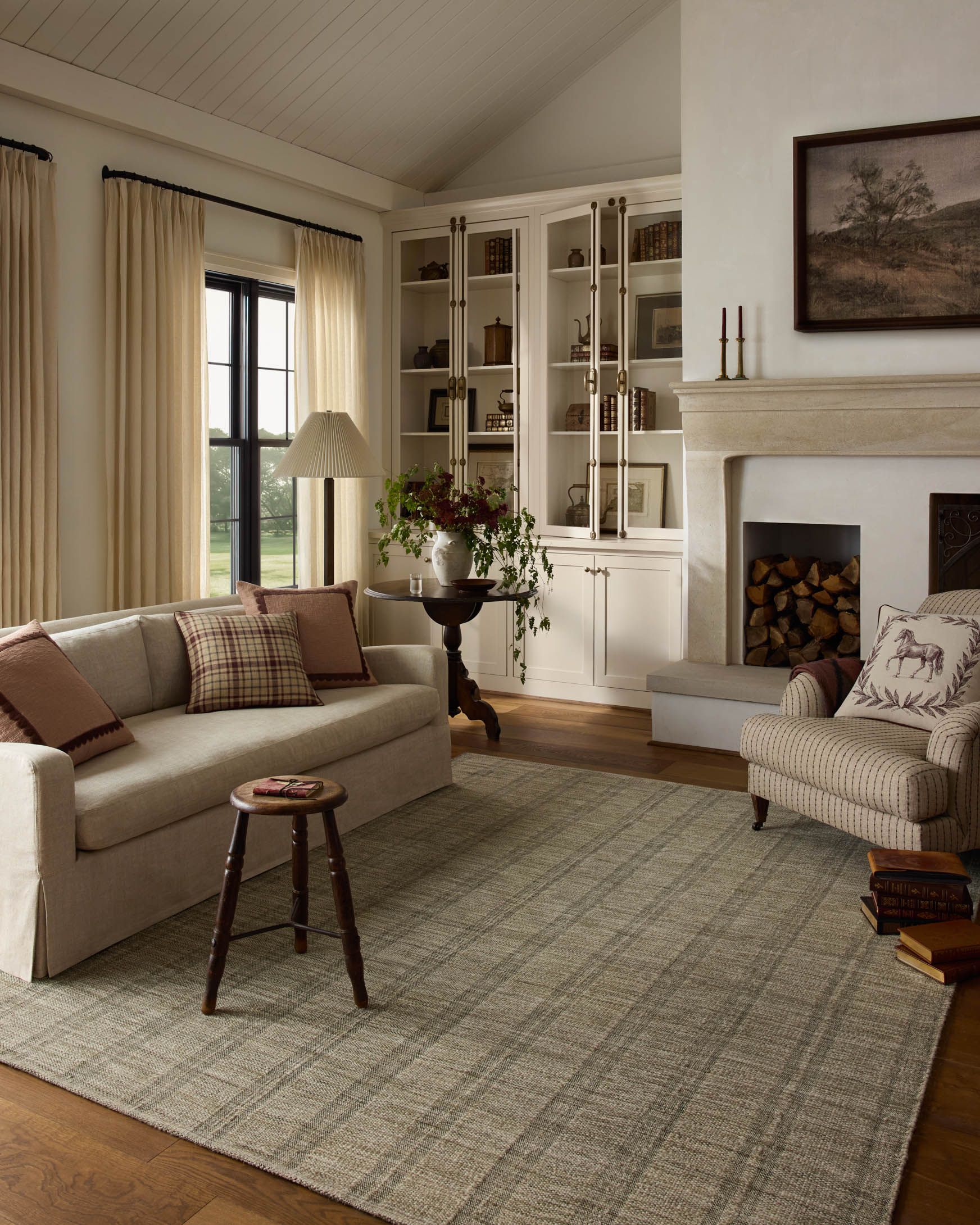 Chris Loves Julia x Loloi Eugene Herb / Ivory Rug - Rug & Weave