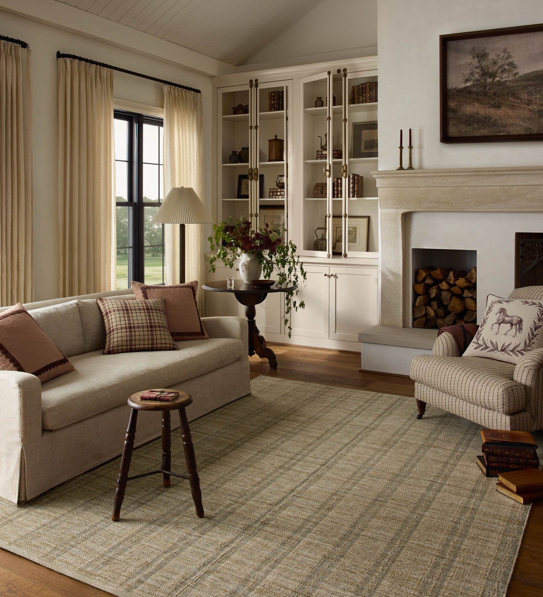 Chris Loves Julia x Loloi Eugene Ochre / Ivory Rug - Rug & Weave