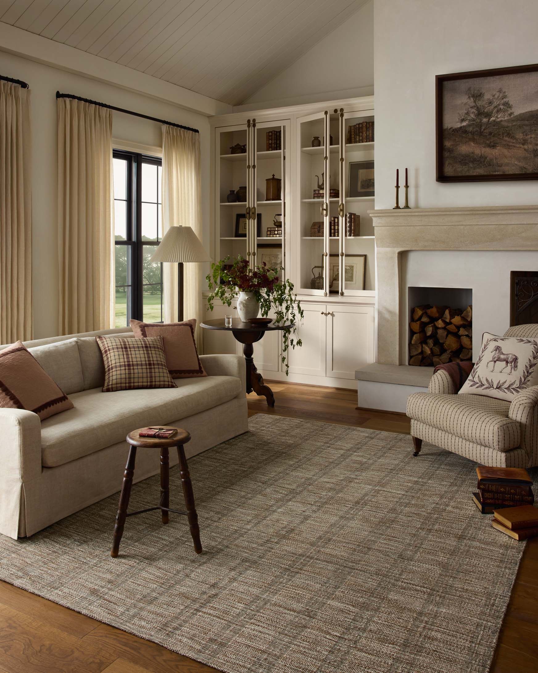 Chris Loves Julia x Loloi Eugene Toffee / Ivory Rug - Rug & Weave