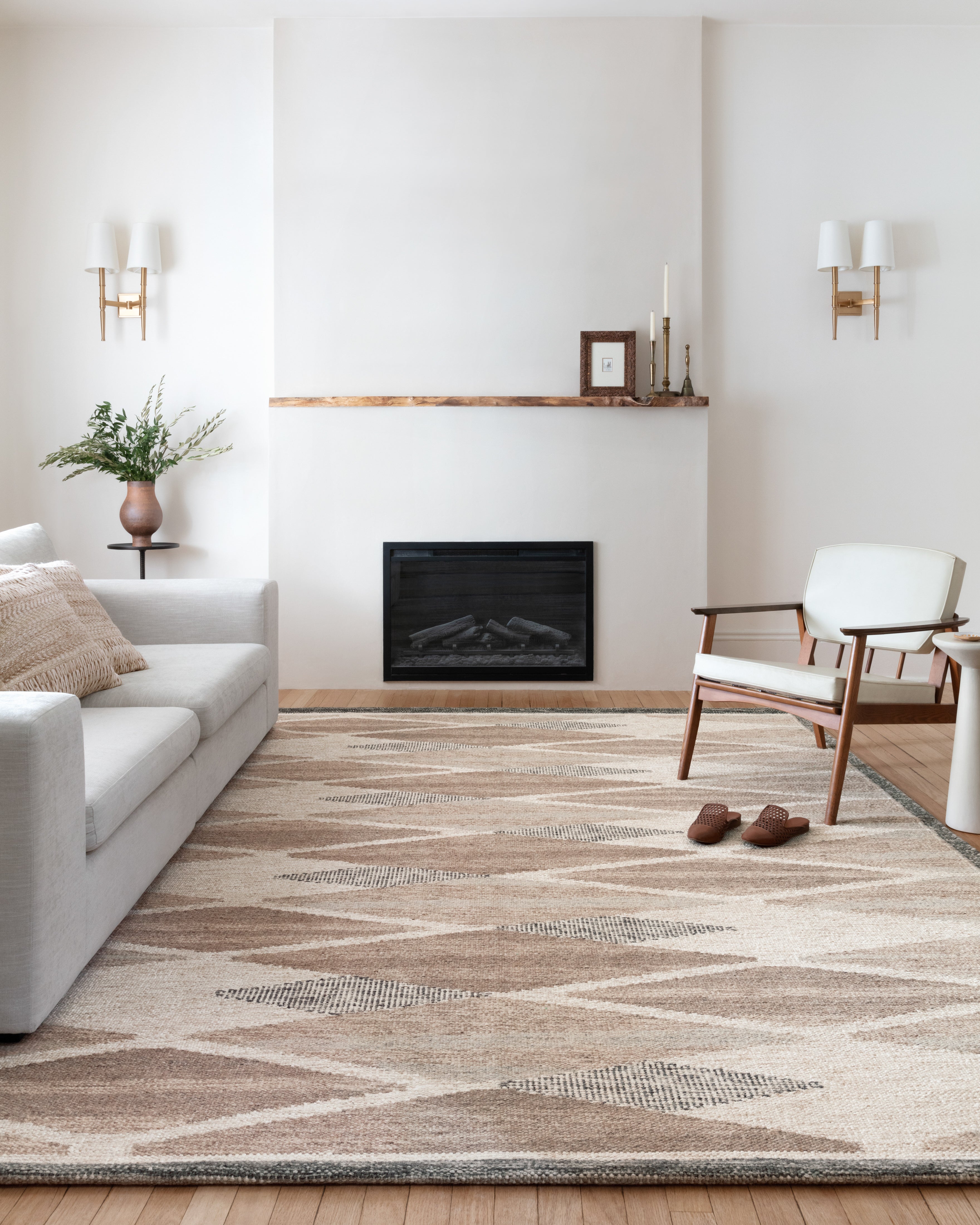Loloi Evelina Taupe / Bark Rug RUGS - wool Loloi
